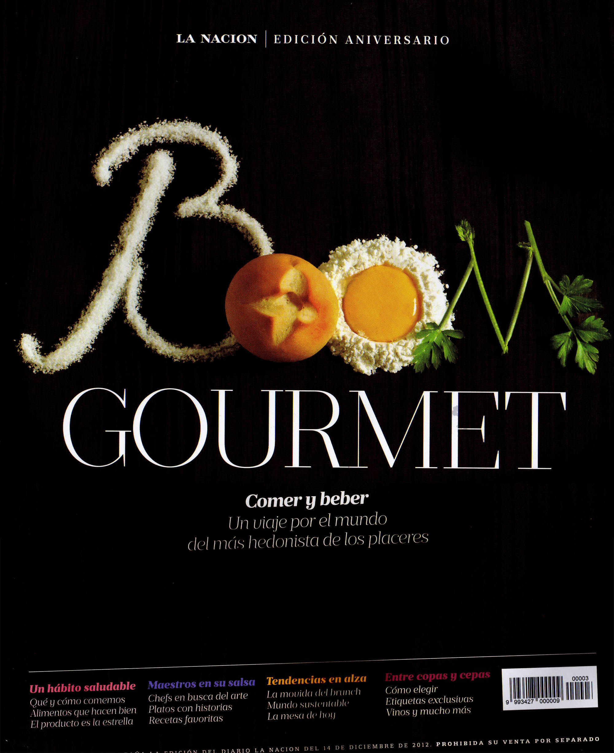 La Nación Gourmet, 21 de diciembre de 2012  tapa