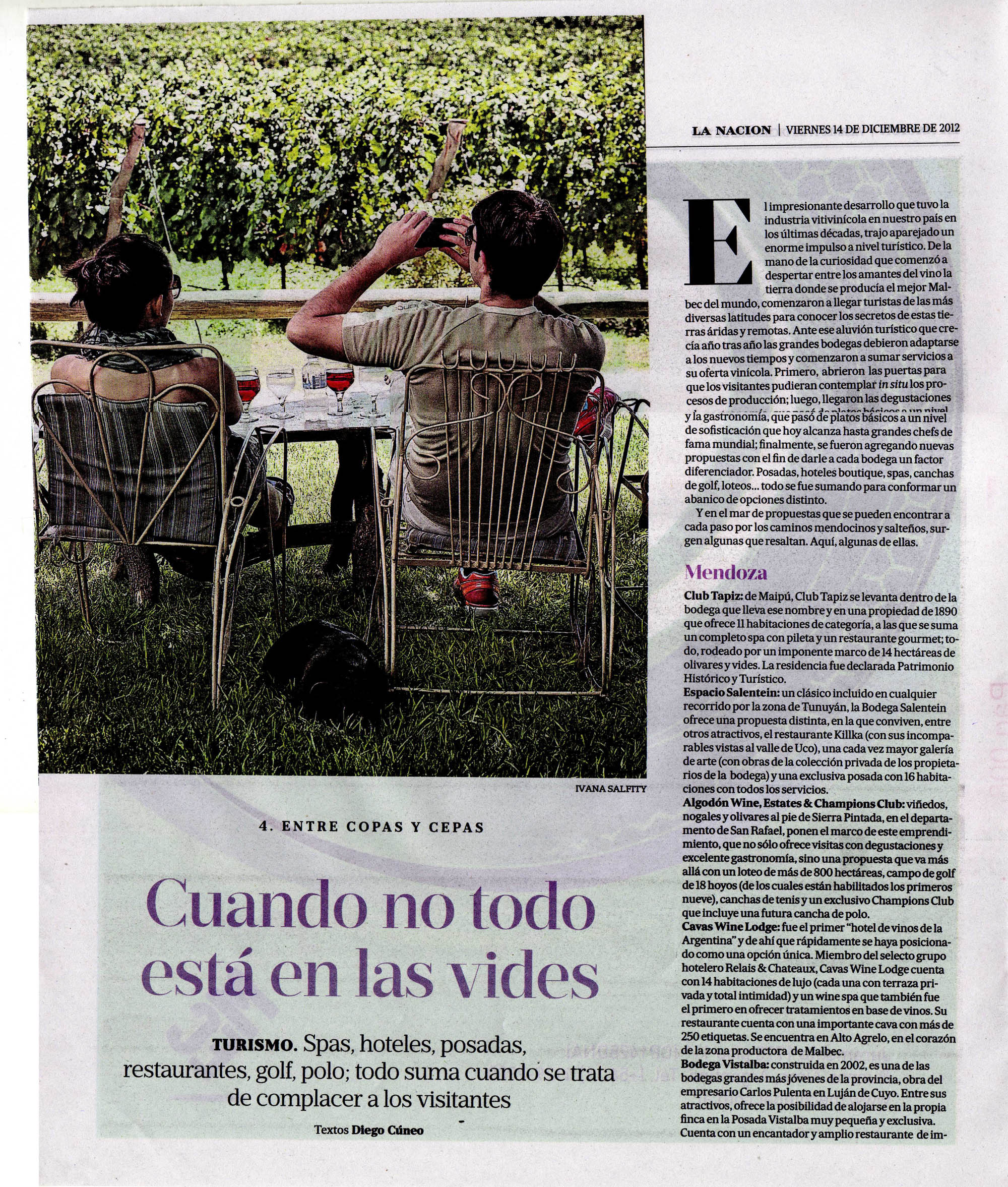 La Nación Gourmet, 21 de diciembre de 2012