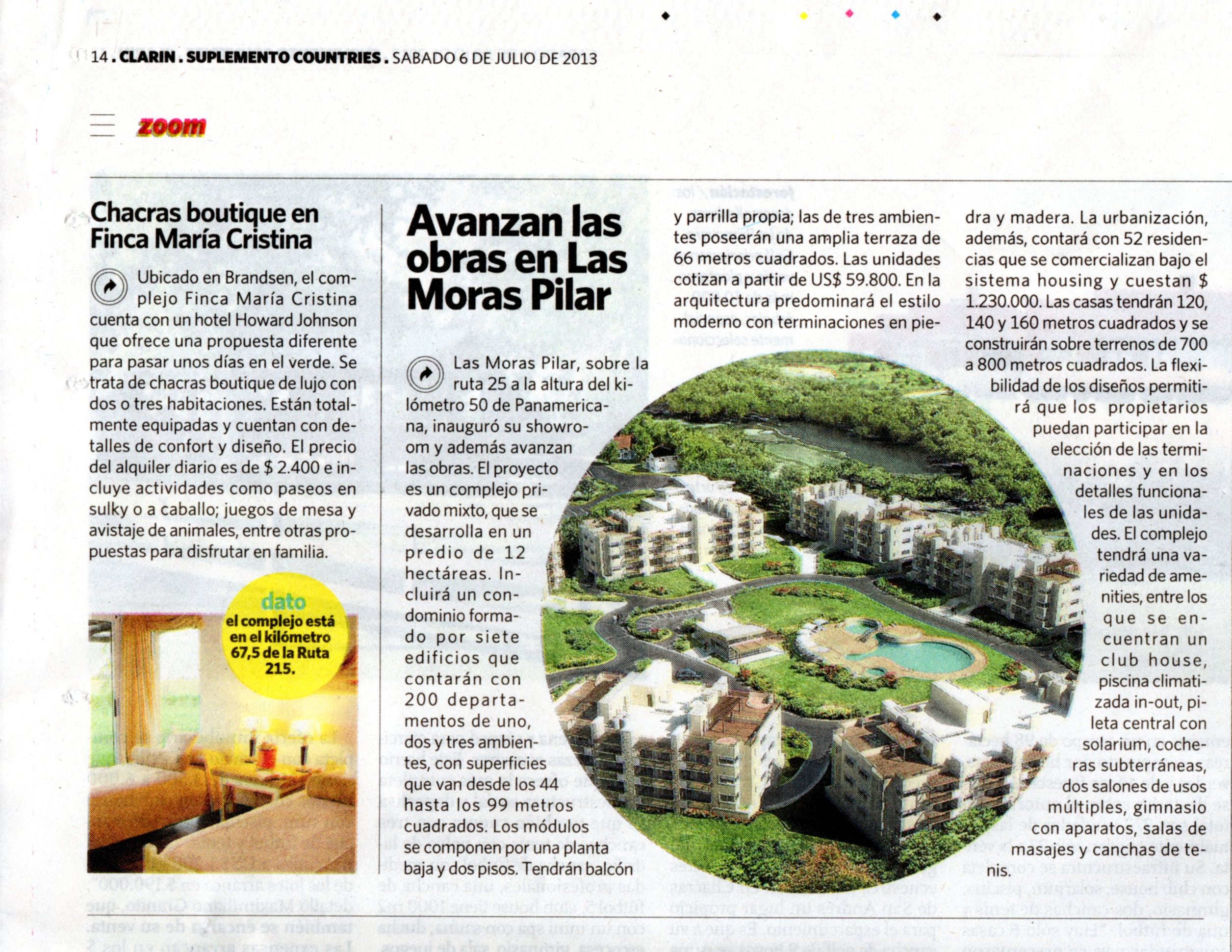 Diario Clarín Countries, 06 de julio de 2013