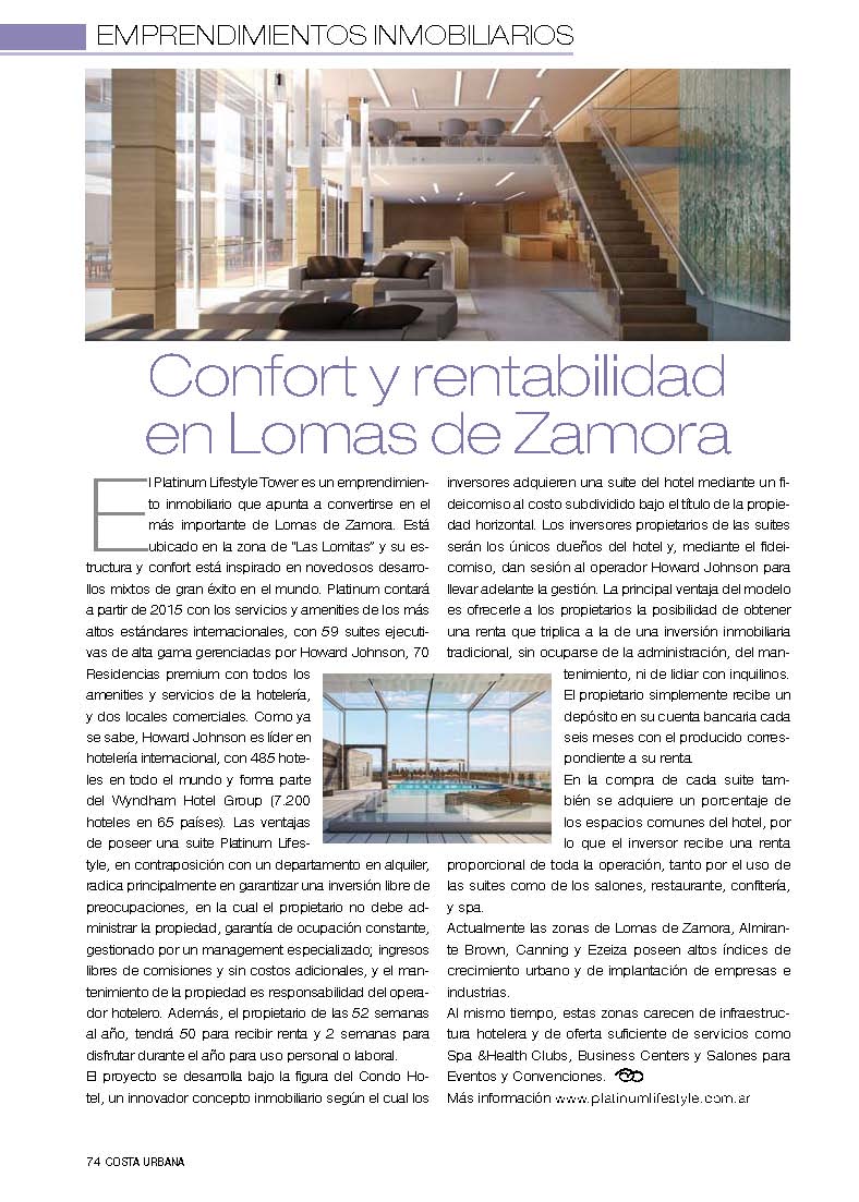 Revista Costa Urbana, julio 2013